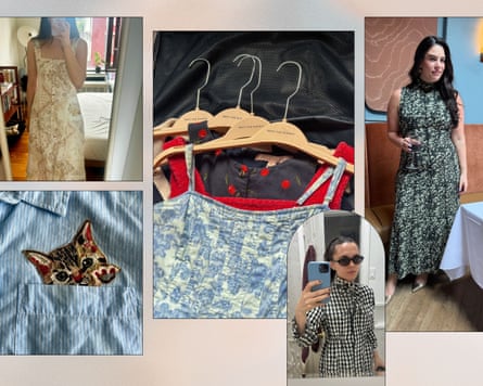 Photos from various clothing rental companies.