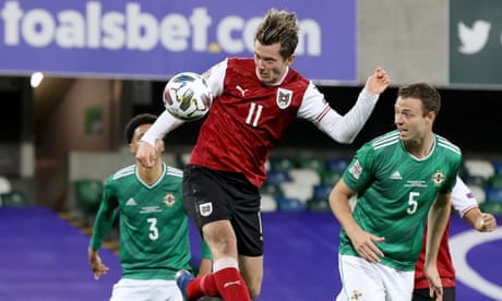 Northern Ireland slip to disappointing Nations League defeat by Austria