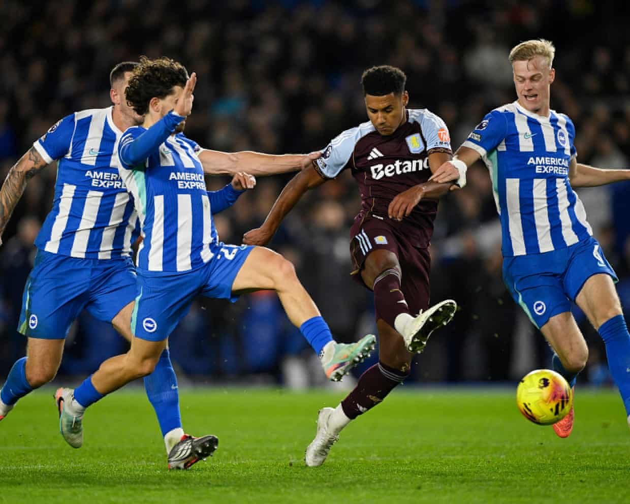 Ollie Watkins double helps Aston Villa win thriller at Brighton Ollie Watkins double helps Aston Villa win thriller at Brighton