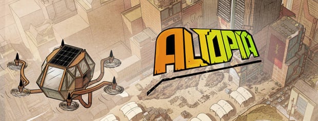Altopía, a graphic novel that depicts El Alto in 2053.