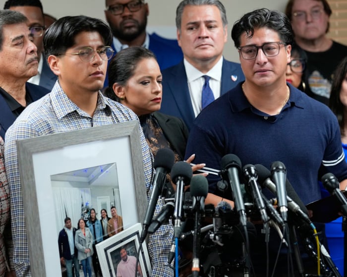‘He did not deserve to die’: family of man fatally shot by ICE agent speaks out