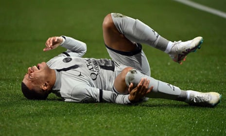 Kylian Mbappé’s injury is a worry for PSG, who play Bayern Munich in the Champions League in less than two weeks. 