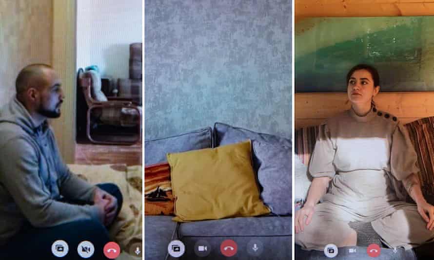Part of Anna Shilonosova’s documentary project in which she takes portraits of psychologists on video calls.