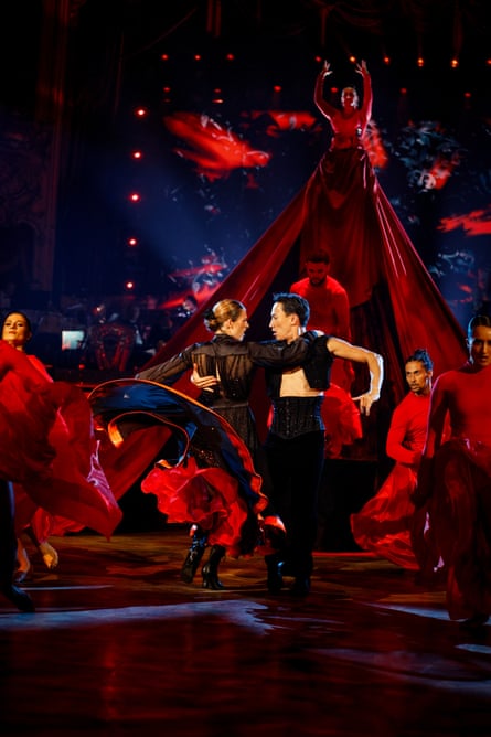 Performing the paso doble with Carlos.