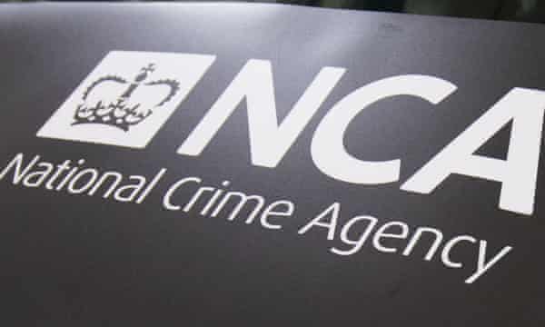 A National Crime Agency sign
