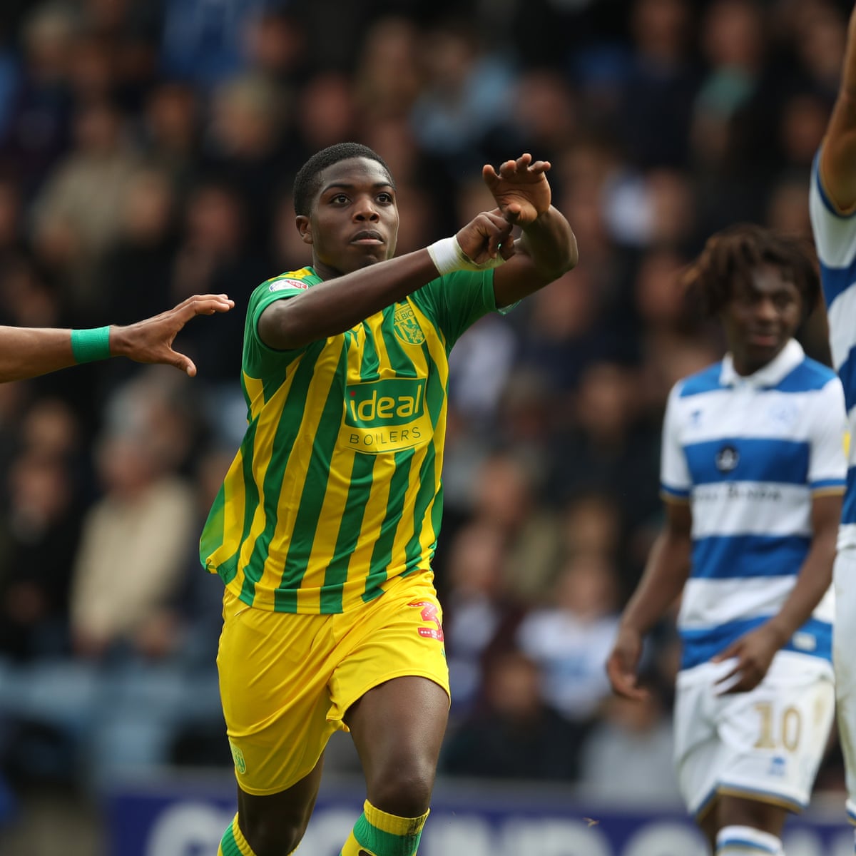 bilic hails positive full back ferguson after goal propels west brom top at qpr championship the guardian