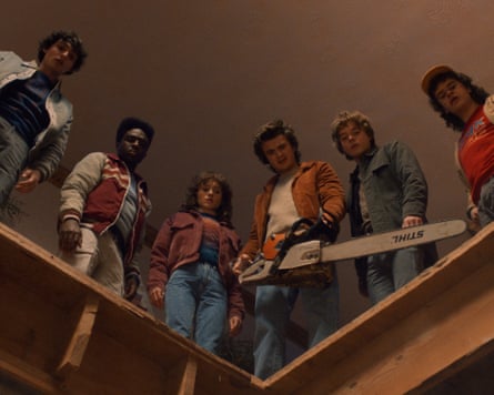 The cast of Stranger Things