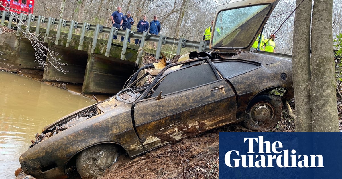 Remains found in car in creek identified as US student who went missing in 1976