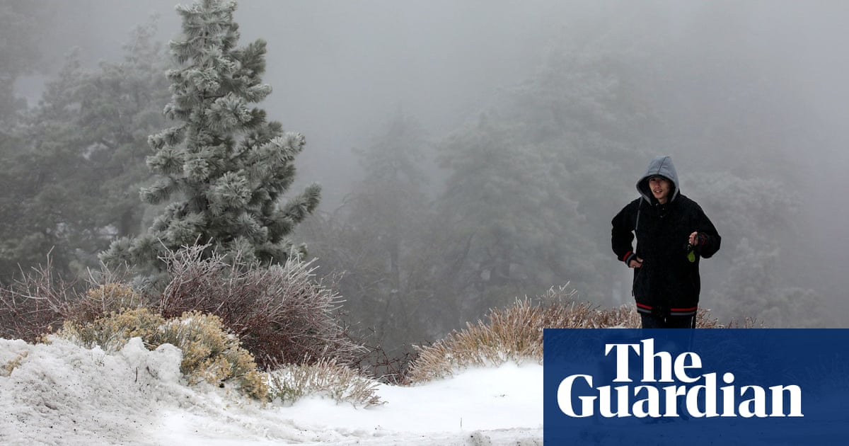 Christmas storms hit California with much-needed snow and rain