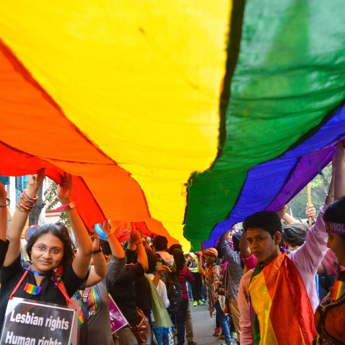 exit Coalescence Annotate Indian LGBT activists hold vigils before court rules on anti-gay law |  India | The Guardian