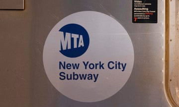 'MTA New York City Subway' logo on silver panel