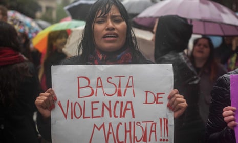 A strike against violence against women in Buenos Aires, October 2016