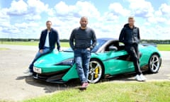 Top Gear Paddy McGuinness, Chris Harris and Freddie Flintoff