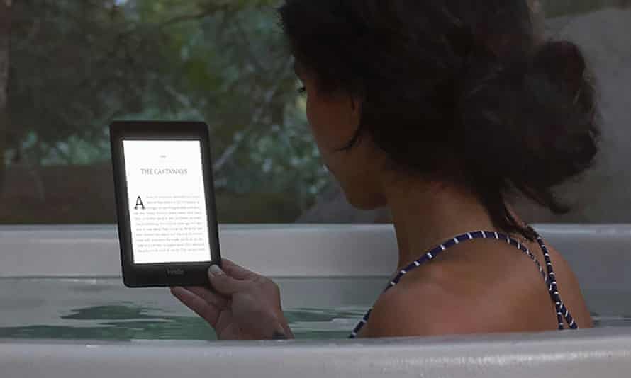 Amazon Launches Water Resistant Kindle Paperwhite Amazon The Guardian