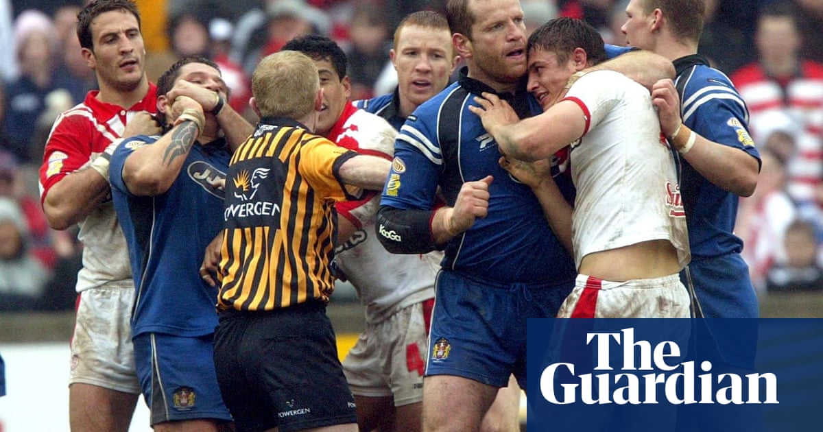 The Good Friday St Helens v Wigan clash that featured a 26-man brawl