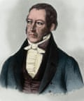 Georg Wilhelm Friedrich Hegel (1770-1831). Engraving. Colored.