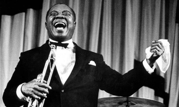 Louis Armstrong playing at Lucerna Hall, Prague as part of his tour behind the iron curtain in 1965