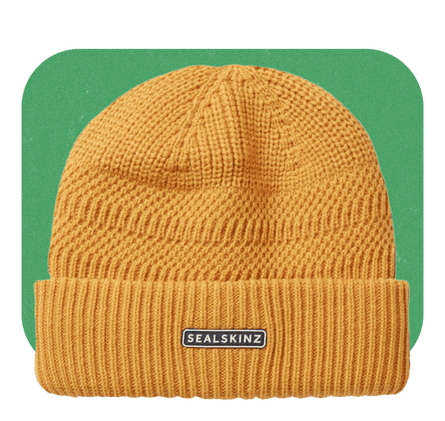 Sealskinz Unisex Gressenhall Waterproof Textured Stripe Roll Cuff Beanie