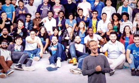 Mark Zuckerberg is applauded as he delivers the keynote address.