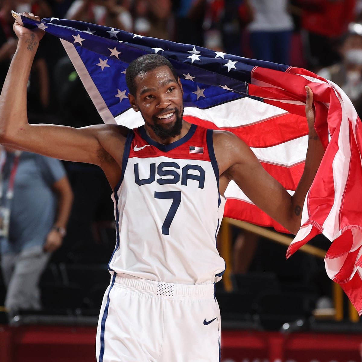 Durant Hauls Usa Men S Basketball Past France To Fourth Straight Olympic Gold Tokyo Olympic Games The Guardian Durant Hauls Usa Men S Basketball Past France To Fourth Straight Olympic Gold Tokyo Olympic Games The Guardian