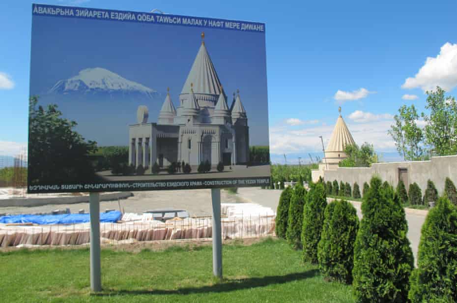 The site of the Quba Mere Diwane Yazidi temple at Aknalich, Armenia.