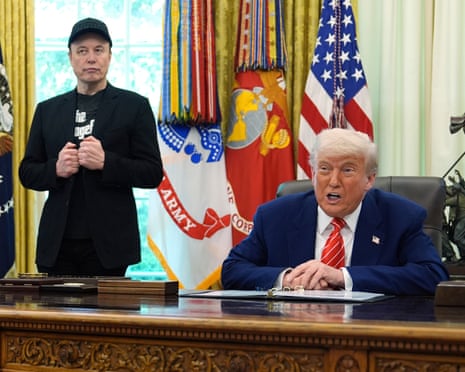 Oval and out: Musk and Trump's farewell marred by disillusionment | Donald  Trump | The Guardian