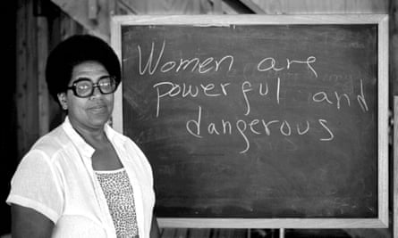 Audre Lorde during her 1983 residency at the Atlantic Center for the Arts in New Smyrna Beach, Florida.