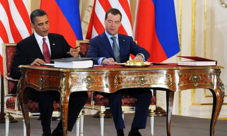 Barack Obama and Russia’s Dmitry Medvedev