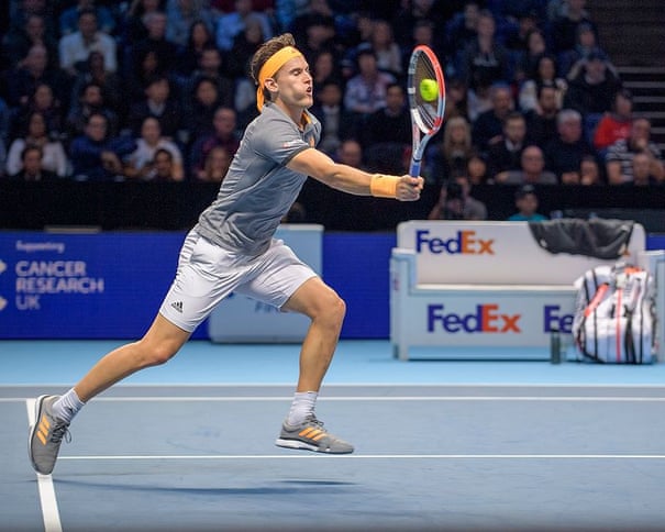 Image result for The moment @ThiemDomi secured his place in the #NittoATPFinals championship match