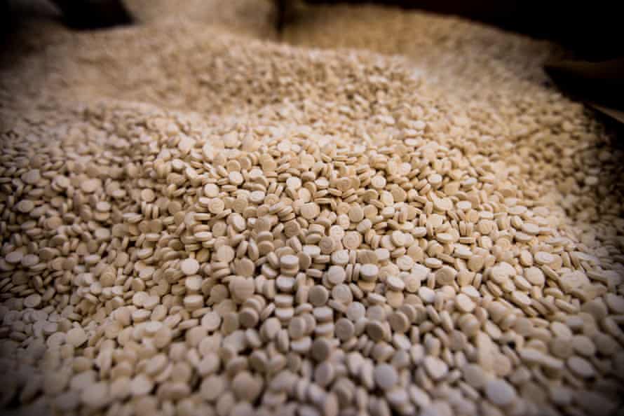 Captagon is one of several brand names for the drug compound fenethylline hydrochloride