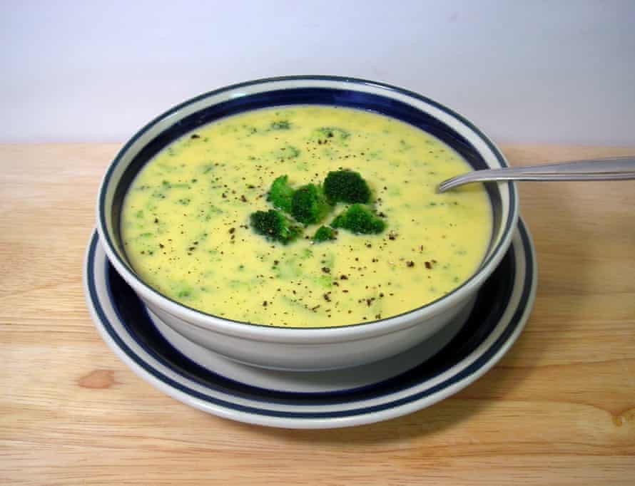 Broccoli cheese soup