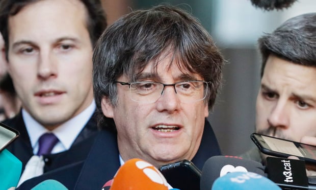 Former Catalan president Carles Puigdemont