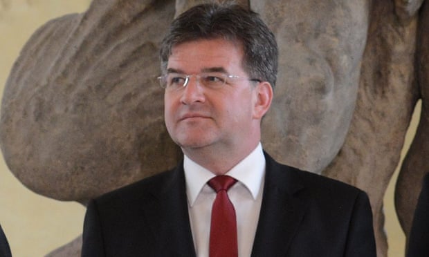 Slovakian foreign minister Miroslav Lajčák