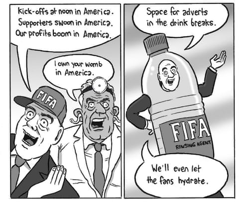 David Squires on Fifa and Trump before the World Cup, panel 3