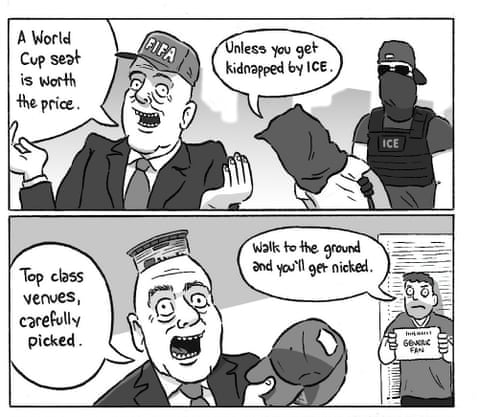 David Squires on Fifa and Trump before the World Cup, panel 2