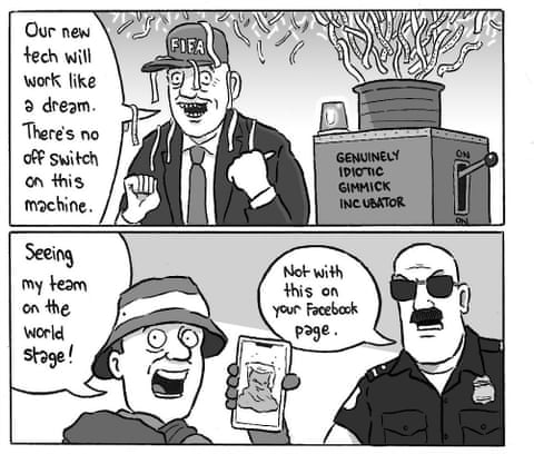 David Squires on Fifa and Trump before the World Cup, panel 4