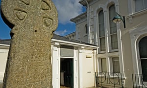 Outside the Penlee Gallery, Penzance