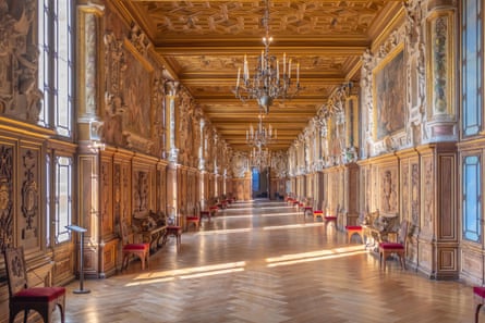 A gallery at the Château de Fontainebleau.