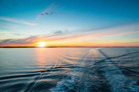 Sunset over the Baltic Sea