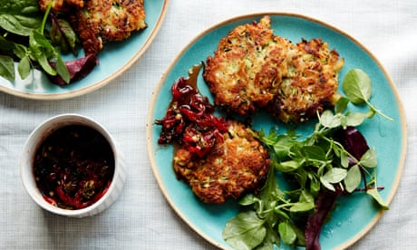Courgette fritters and summer squash recipes