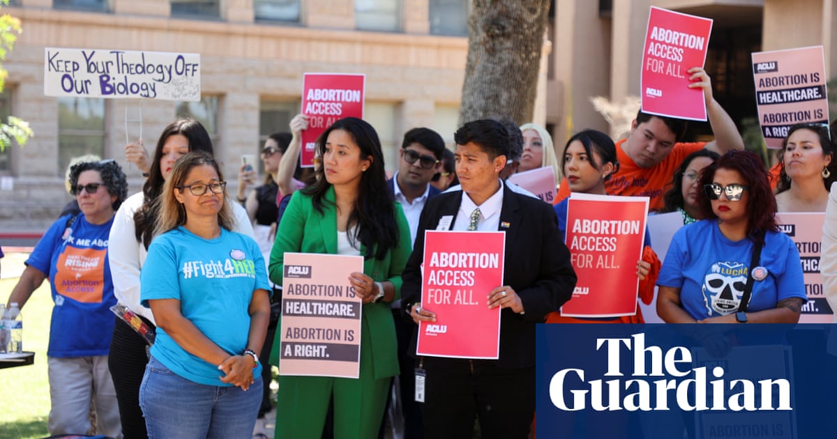 ‘Have you signed yet?’: Arizona activists battle to overturn near-total abortion ban