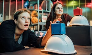 Video gaming’s punk side... Attendees play experimental games at the V&A’s Design/Play/Disrupt exhibition, London.