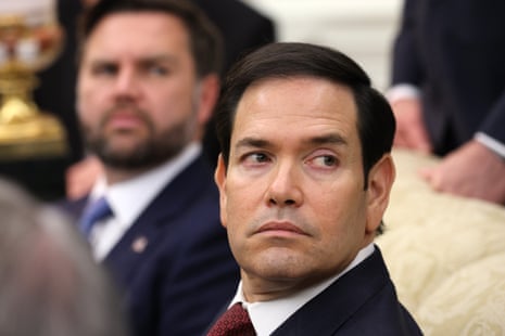 Marco Rubio has insisted the plan was authored by Washington.