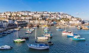The fishing port of Brixham in Devon