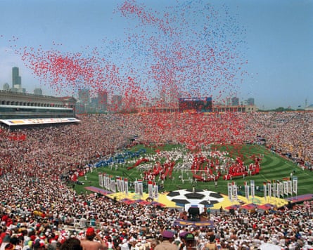 The World Cup opening ceremony in 1994. “Political leaders were supportive, but didn’t try to insert themselves,” says Rothenberg.