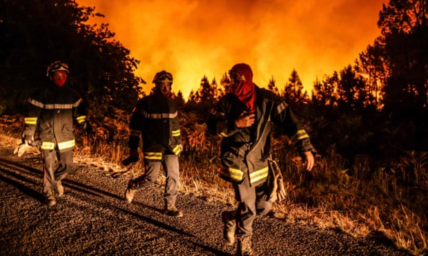 Officials warn the wildfire could spread across the country’s parched south-west, where blazes have burned swathes of land this week.