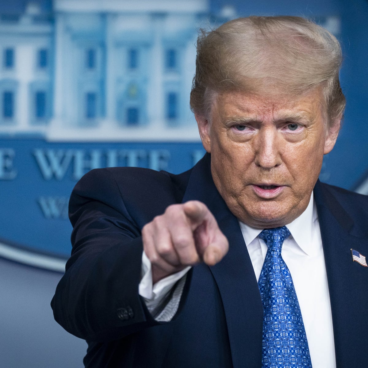 Person Woman Man Camera Tv Trump Insists Cognitive Test Was Difficult Us News The Guardian