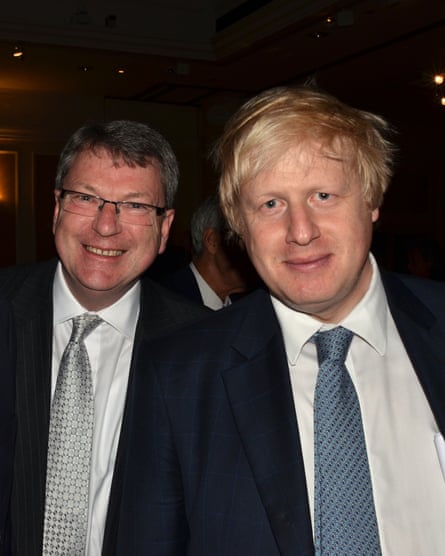 Lynton Crosby, left, and Boris Johnson pictured together in 2011.