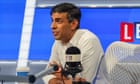 Rishi Sunak welcomes ‘good news’ on inflation on LBC general election phone-in – live