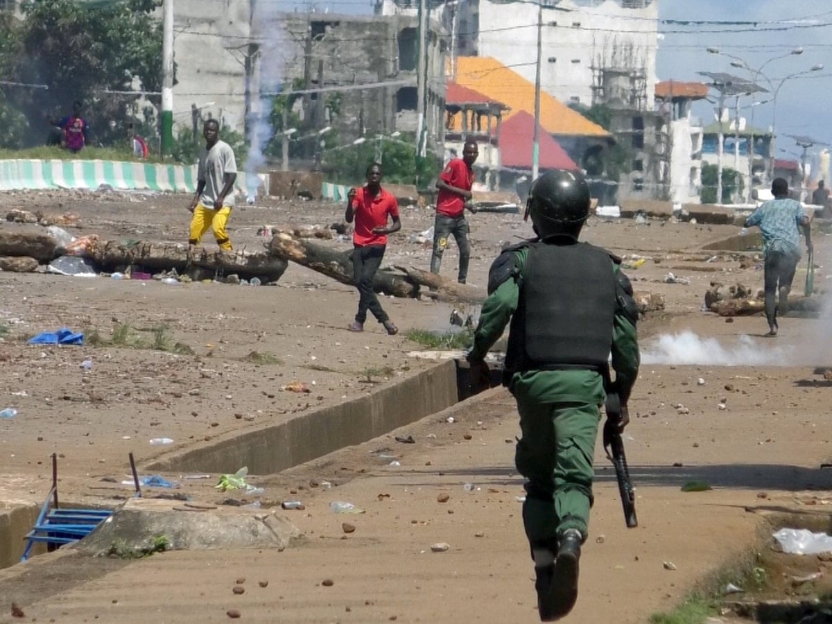 Guinea S President Wins Third Term Amid Widespread Protests Guinea The Guardian